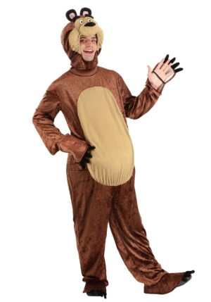 Masha and the Bear Bear Adult Costume | Adult TV Costumes