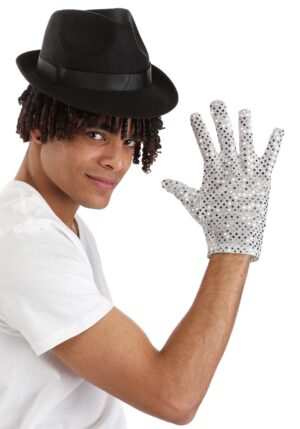 Moonwalk Michael Jackson Adult Glove & Hat Kit | Celebrity Accessories