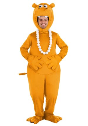 Orange Hungry Hungry Hippos Adult Costume | Board Game Costumes