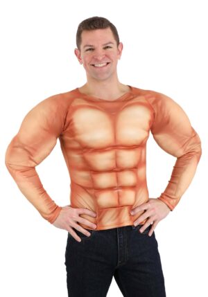 Padded Muscle Costume Shirt for Adults | Costume Accessories
