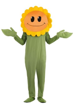 Plants Vs. Zombies Adult Sunflower Costume | Video Game Costumes
