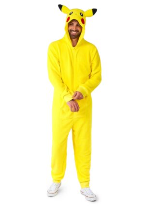 PokÃ©mon Adult Pikachu Costume Onesie | PokÃ©mon Costumes