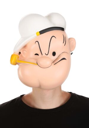 Adult Popeye Costume Mask | Popeye Accessories