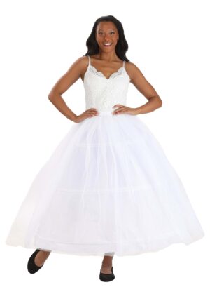 Adult Premium Full Length Petticoat Costume Accessory | Exclusive Accessories