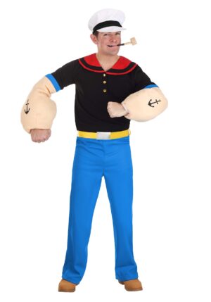 Premium Popeye Men's Costume | Adult Cartoon Costumes
