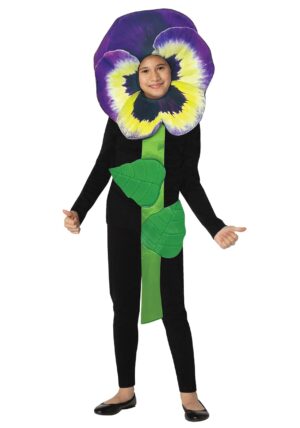Purple Pansy Costume for Adults