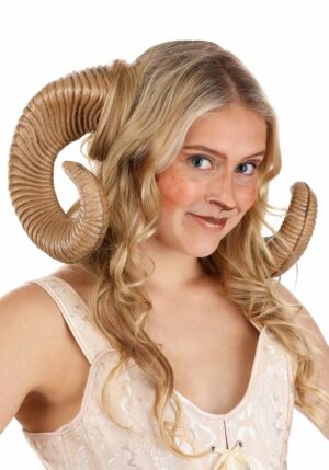 Adult Ram Horns Costume Accessory | Animal Accessories