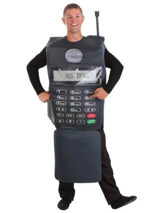 Retro Flip Phone Adult Costume | Movie Costumes