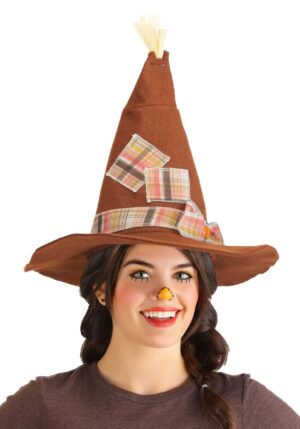 Scarecrow Patched Adult Hat | Scarecrow Accessories