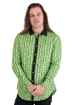 Stripes and Sandworms Adult Beetlejuice Long Sleeved Shirt | Adult Apparel