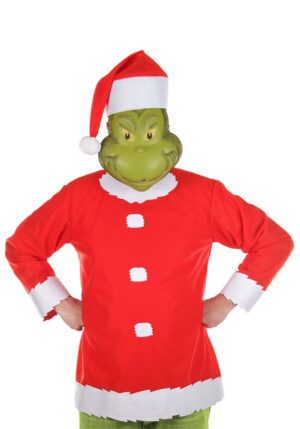 Dr. Seuss The Grinch Santa Adult Costume | Dr. Seuss Costumes