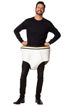 Tighty Whities Underwear Costume for Adults