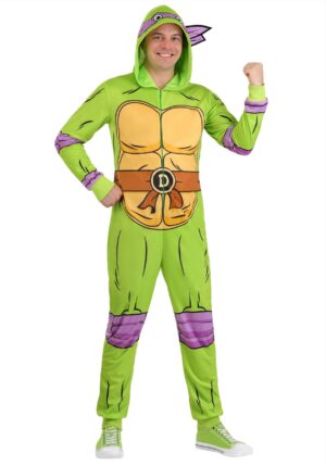 Teenage Mutant Ninja Turtles Adult Donatello Costume Onesie | Nickelodeon Costumes