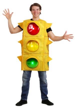 Traffic Light Adult Costume | Funny Costumes