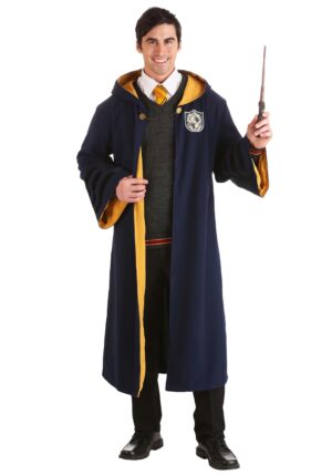 Vintage Harry Potter Hogwarts Hufflepuff Adult Costume Robe | Hufflepuff Costumes