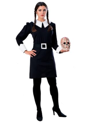 Wednesday Addams Costume for Women |  Addams Family Halloween Costumes