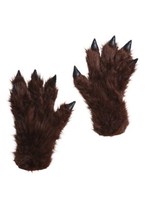 Werewolf Adult Costume Gloves