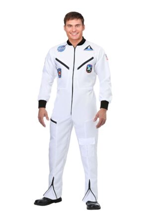 White Astronaut Jumpsuit Adult Costume | Exclusive