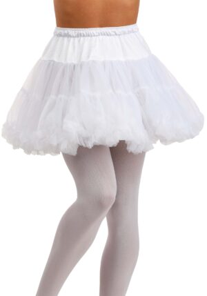 Women's Short Costume White Petticoat | Costume Accessories