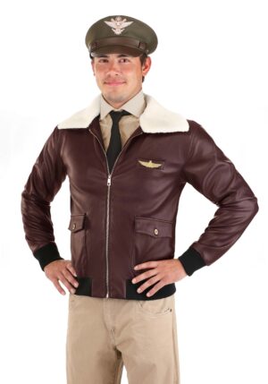 WW2 Pilot Adult Costume Jacket | Military Costumes