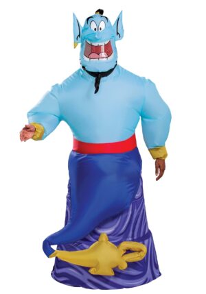 Adult Aladdin (Animated) Genie Inflatable Costume | Disney Costumes