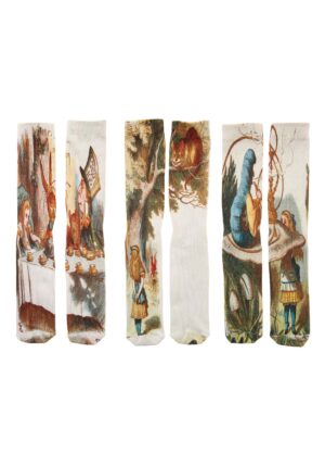 3-Pack Alice in Wonderland Crew Sock | Storybook Accessories