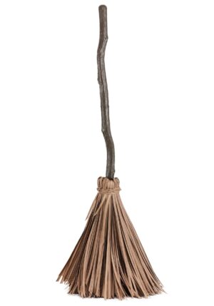 38-Inch Enchanted Magical Broom Animatronic Decoration | Witch Decorations