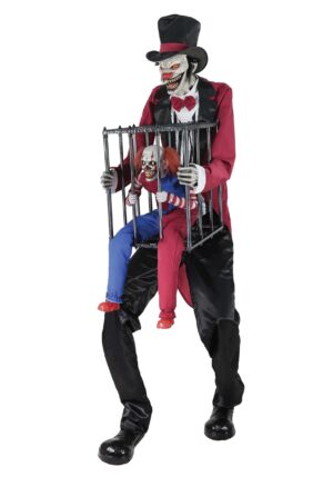 7FT Animated Rotting Ringmaster Halloween Prop | Scary Decorations