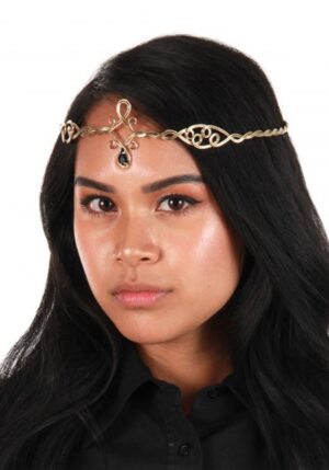 Antique Gold/Black Gem Circlet | Princess Costume Accessories