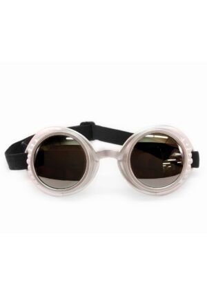 Silver/Mirror Atomic Ray Goggles | Steampunk Accessories