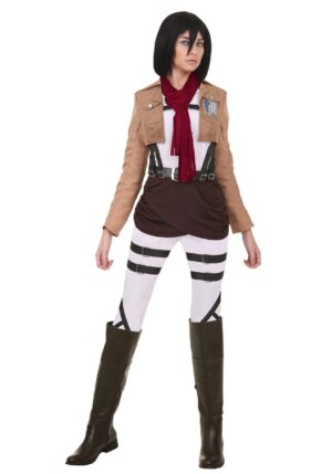 Attack on Titan Mikasa Costume | Adult Anime Cosplay
