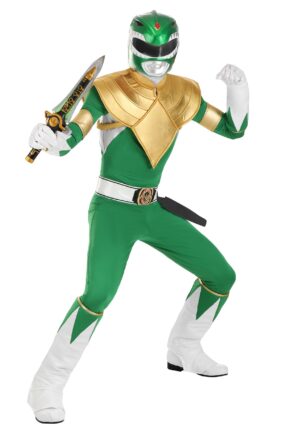 Authentic Power Rangers Green Ranger Men's Costume | Power Rangers Costumes
