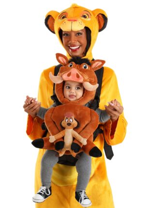Disney The Lion King Timon and Pumbaa Infant Carrier Costume | Baby Carrier Costumes