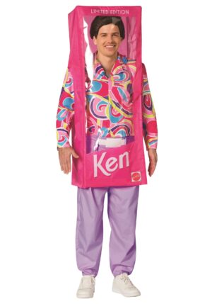 Officially Licensed Barbie Ken Box Costume for Adults | Adult Costumes