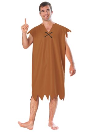 Adult Barney Rubble Costume | Adult The Flintstones Costumes