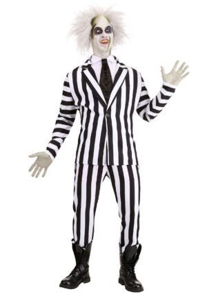 Beetlejuice Costume for Adults | Men's Movie Halloween Costumes