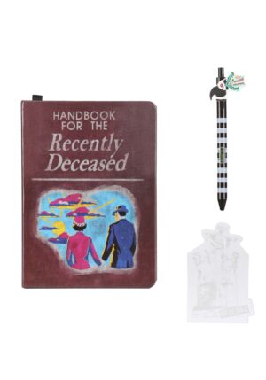 Handbook for the Recently Deceased Notebook Beetlejuice Set | Beetlejuice Accessories