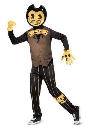 Kid's Bendy Dark Revival Deluxe Costume | Video Game Costumes