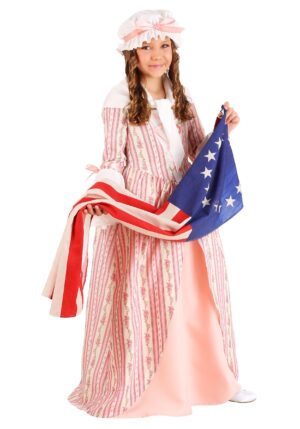 Child Betsy Ross Costume | Kid's Historical Costumes