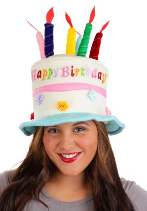Plush Birthday Cake Hat