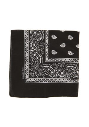 Patterned Black Bandana | Costume Accessories