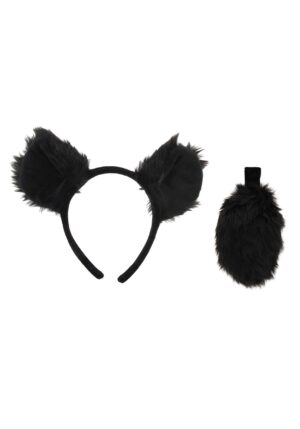 Black Bear Ears Headband & Tail Costume Kit | Bear Costumes
