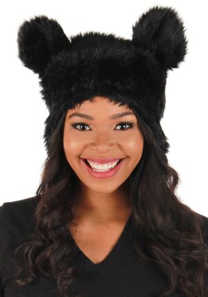 Plush Black Bear Costume Hat | Bear Accessories