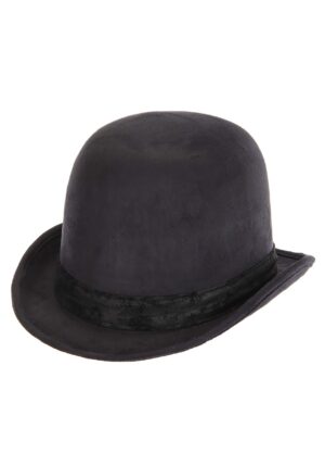 Adult Black Derby Costume Hat | Costume Hats