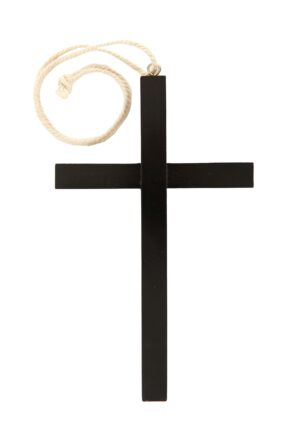 Black Wood Cross Prop