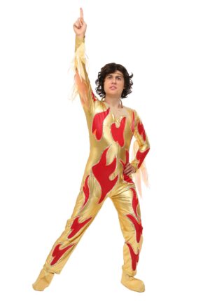 Men's Blades of Glory Fire Costume Jumpsuit