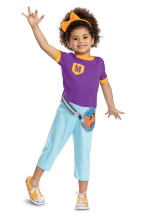 Girl's Blippi Meekah Toddler Costume | Moonbug Costumes
