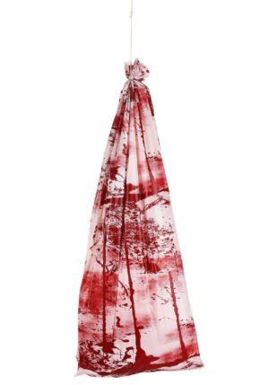 6FT Inflatable Body in Bloody Body Bag Prop | Scary Decorations
