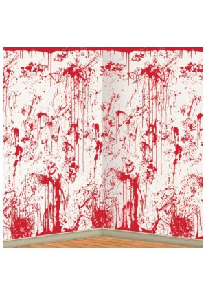 Bloody Wall Backdrop Halloween Decoration