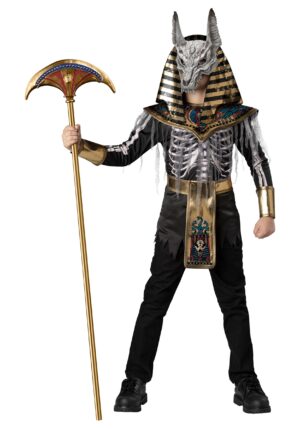 Anubis Boy's Skeleton Warrior Costume | Skeleton Costumes